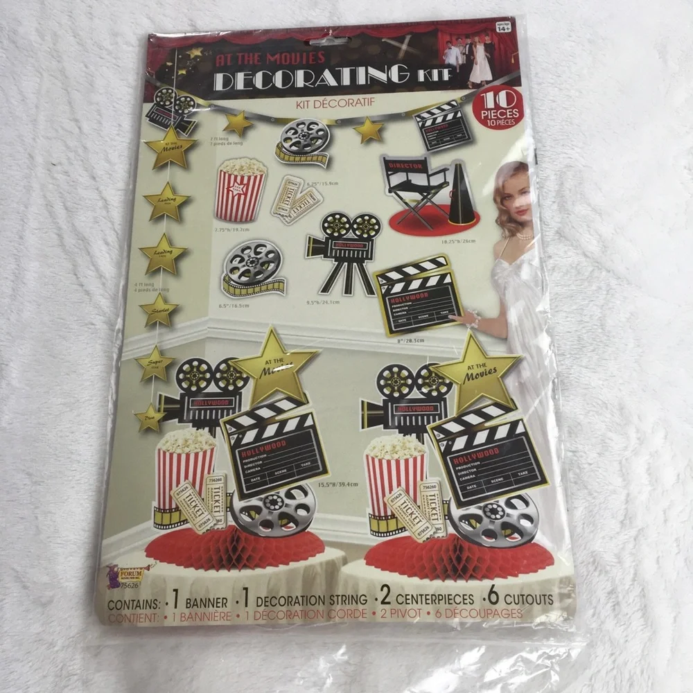 Party Decoration Movies Hollywood Oscar Graduation